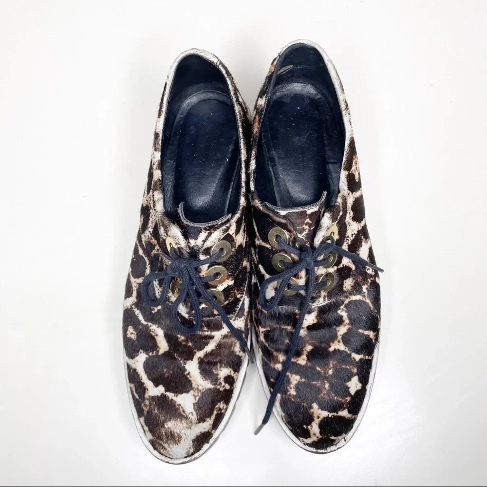 Sandro Paris Alec Leopard Platform Sneaker EU 39 US Women’s Size 9